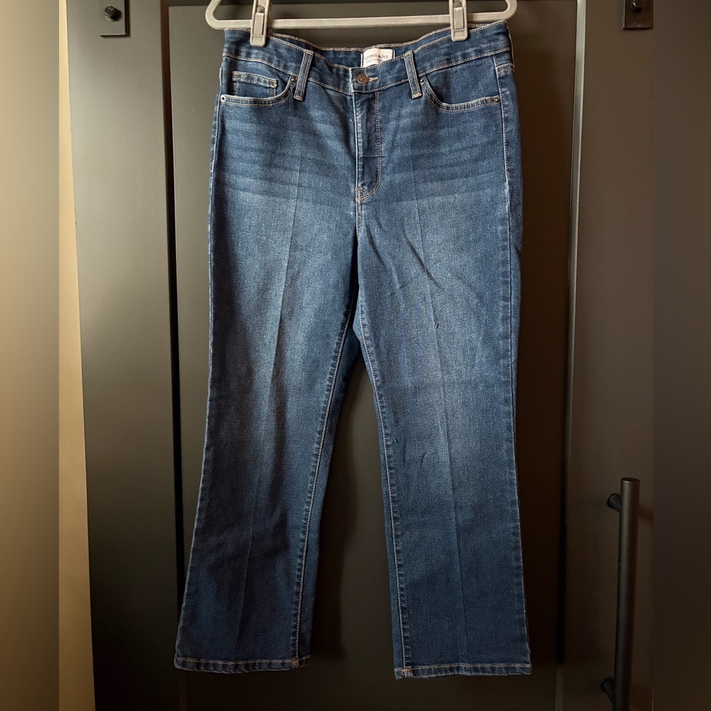 Crown & Ivy Demi Bootcut Dark Blue Jeans
